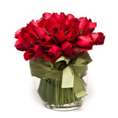 Arranjo de Rosas Vermelhas em Balde de Gelo - G